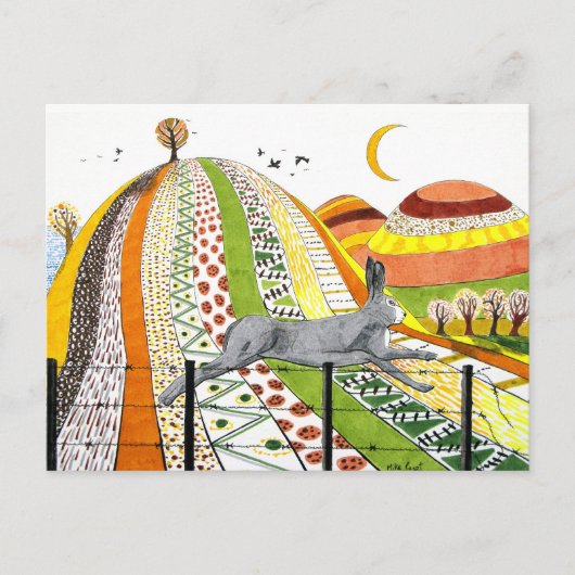 De haren briefkaart (Voorkant)