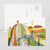 De haren briefkaart (Voorkant / Achterkant)