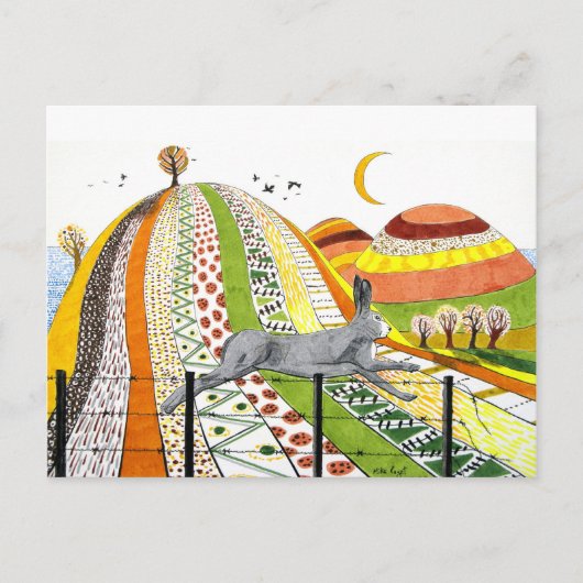 De haren briefkaart (Voorkant)