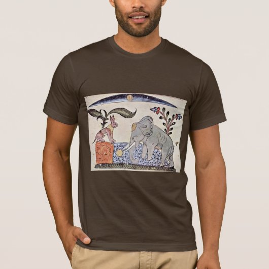 De haren en de olifantenkoning voor de Mir T-shirt (Voorkant)