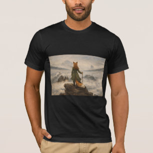De harige Zwervers boven een zee van nevel T-shirt