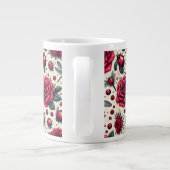 De harmonie van natuur" grote koffiekop (Achterkant)