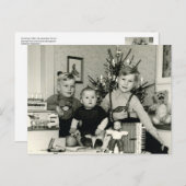 De harmonikahorror! Kerstmis 1953. Briefkaart (Voorkant / Achterkant)