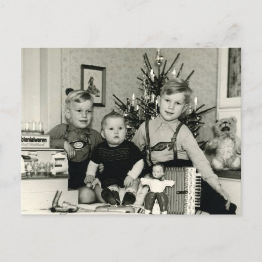 De harmonikahorror! Kerstmis 1953. Briefkaart (Voorkant)