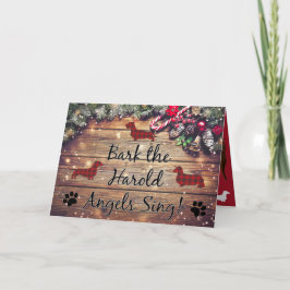 De Harold Angels zingende kerstkaart Kaart