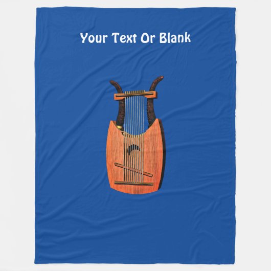 De Harp van Koning David Fleece Deken (Voorkant)