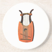 De Harp van Koning David Zandsteen Onderzetter (Voorkant)