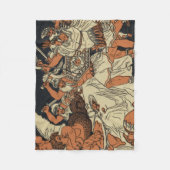 De Harpijen Mythologie Scene Fleece Deken (Voorkant)