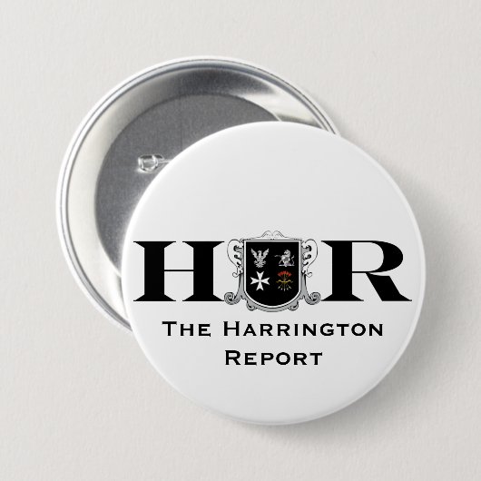 De Harrington Report Button (Voorkant /achterkant)