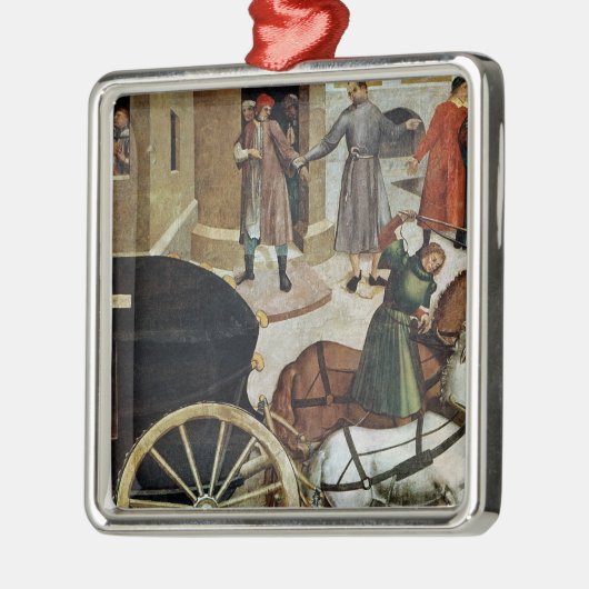 De hars metalen ornament (Links)