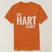 De Hart Familie Hart Achternaam Hart Achternaam 1 T-shirt (Design voorkant)