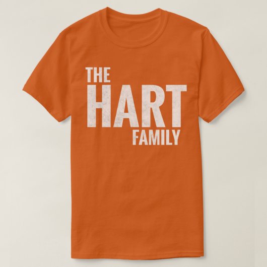 De Hart Familie Hart Achternaam Hart Achternaam 1 T-shirt (Design voorkant)