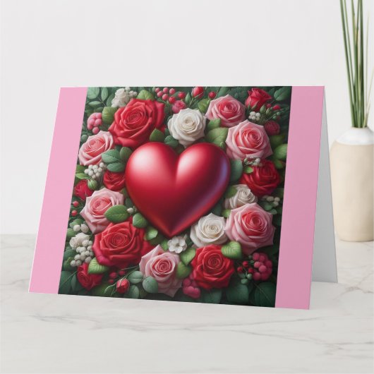 De Hart Romance kaart (Voorkant)