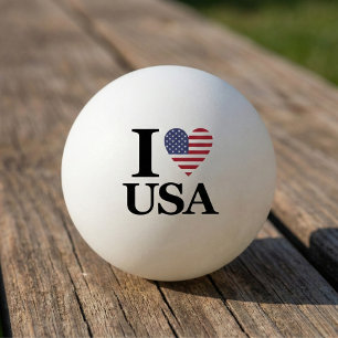 De "Hart van Amerika" Ping Pong Bal Pingpongbal