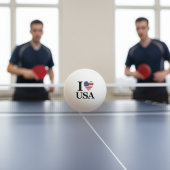 De "Hart van Amerika" Ping Pong Bal Pingpongbal