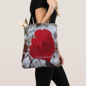 De Hart van Winter Geurige Potkaars Tote Bag (Dichtbij)