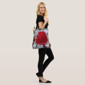 De Hart van Winter Geurige Potkaars Tote Bag (Op model)