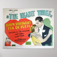 'De hartdief'  klassieke filmPoster
