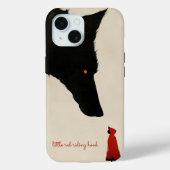 de harteloze wolf en de kleine rode mantel Case-Mate iPhone case (Achterkant)