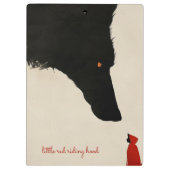 de harteloze wolf en de kleine rode mantel klembord (Achterkant)