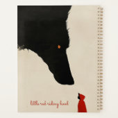 de harteloze wolf en de kleine rode mantel planner (Achterkant)