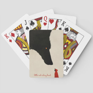 de harteloze wolf en de kleine rode mantel pokerkaarten