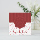 De harten en het Rode Damast bewaren de Save The Date (Staand voorkant)