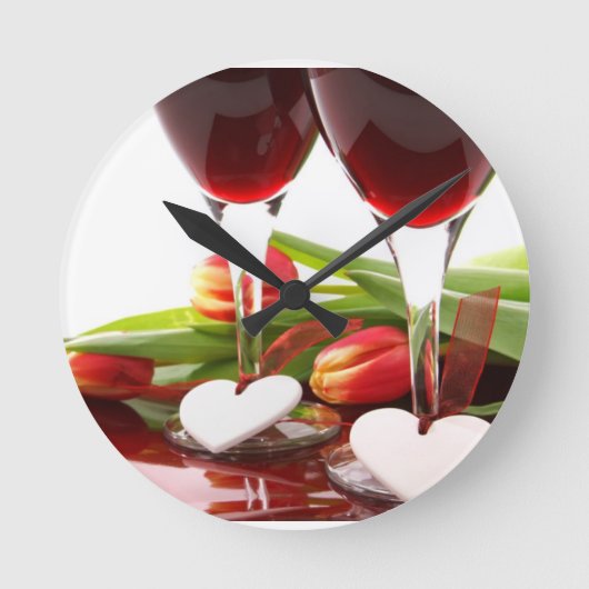 DE HARTEN VAN DE LIEFDE RONDE KLOK (Voorkant)