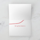 De Harten van de Trompet van Valentijn Feestdagen Kaart (Binnen)