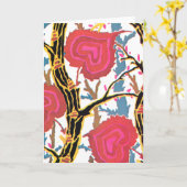 De Harten van Deco Kaart (Gele Bloem)