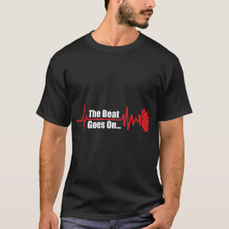 De hartslag gaat op open bypassoperatie hart A T-shirt