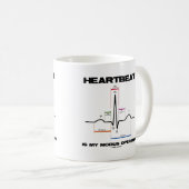 De hartslag is mijn Modus Operandi Sinus Rhythm Koffiemok (Voorkant rechts)