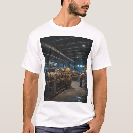 De hartslag van het Power Plant T-shirt (Voorkant)