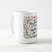 De Hartslag Van Thuis Is Moederliefde Koffiemok (Voorkant links)