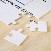 De hartslagleidende indicator van het leven (ECG/E Legpuzzel (Zijkant)