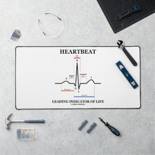 De hartslagleider Indicator van het Leven ECG/EKG  Bureaumat