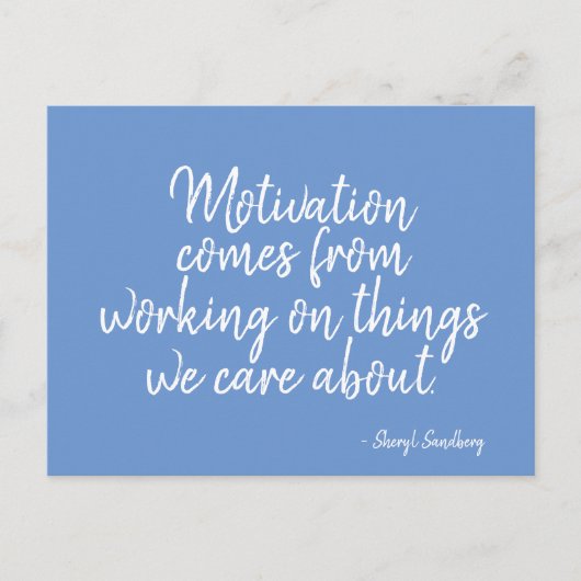 De Hartstocht van het Citaat van de motivatie Wat Briefkaart (Voorkant)