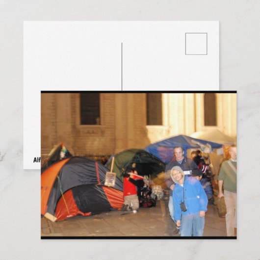 De Hartstochtelijke Protest Briefkaart (Voorkant / Achterkant)