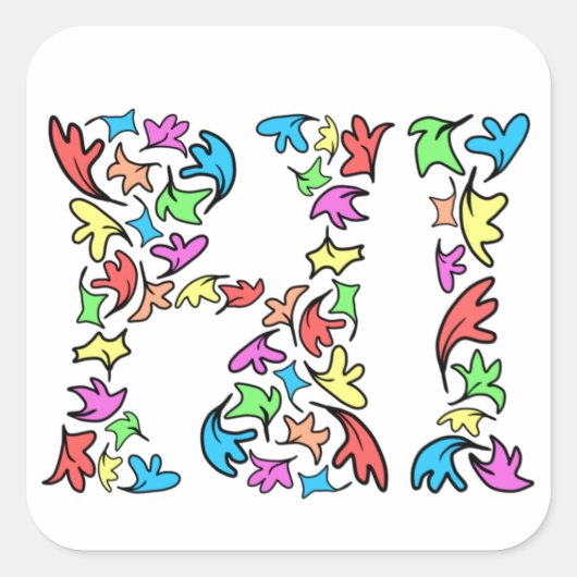 De hartstopper verlaat zijn ontwerp zeer aantrekke vierkante sticker (Voorkant)