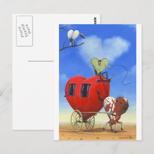 De hartstrengen briefkaart (Voorkant / Achterkant)