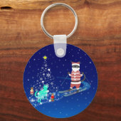 De hartverwarmende nacht van de kerstman sleutelhanger (Voorkant)