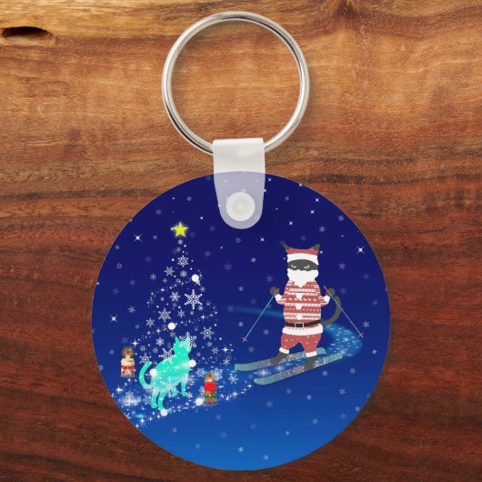 De hartverwarmende nacht van de kerstman sleutelhanger (Voorkant)