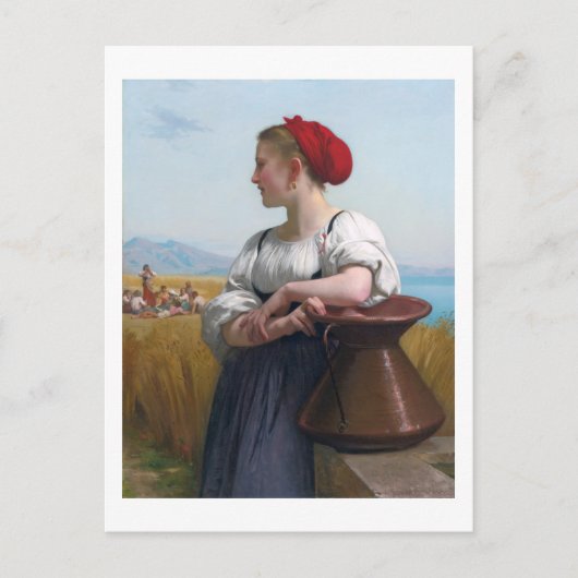 De Harvester, Bouguereau Briefkaart (Voorkant)