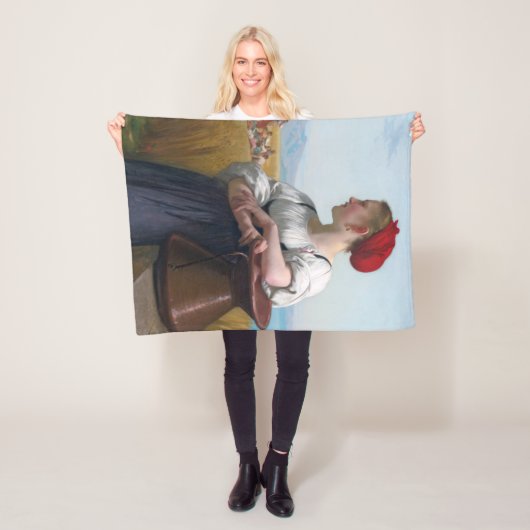 De Harvester, Bouguereau Fleece Deken (In situ)