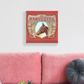 De Harvester  Horse Racing Canvas Afdruk (Insitu (Woonkamer))