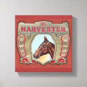 De Harvester Horse Racing Canvas Afdruk (Voorkant)