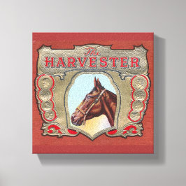 De Harvester Horse Racing Canvas Afdruk