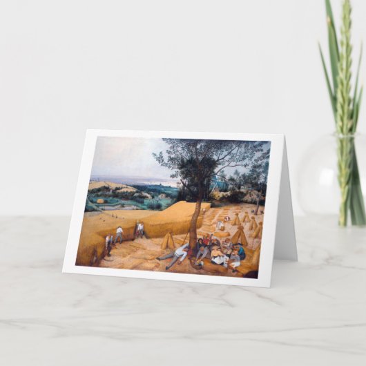 De Harvesters, Pieter Bruegel Kaart (Voorkant)