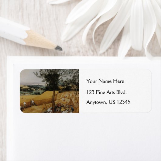 De Harvesters van Pieter Bruegel de Ouder Etiket (Insitu)