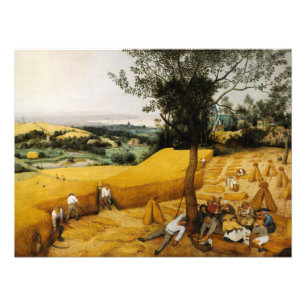De Harvesters van Pieter Bruegel de Ouder Foto Afdruk